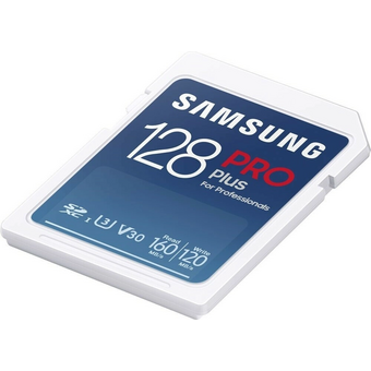  Карта памяти Samsung Pro Plus (MB-SD128SB/WW) SDXC 128GB с адаптером USB, R 180 МБ/с 