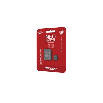  Карта памяти HIKSEMI Neo Adapter (HS-TF-C1/128G/Adapter) microSDHC 128GB 