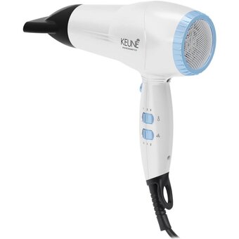  Фен KEUNE HD-2302Di Quattro ionic бело-голубой 