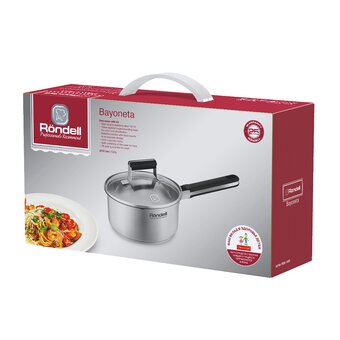  Ковш Rondell Bayoneta RDS-1806 1.3л с крышкой стальной 