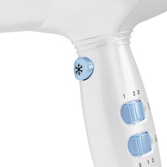  Фен KEUNE HD-2302Di Quattro ionic бело-голубой 
