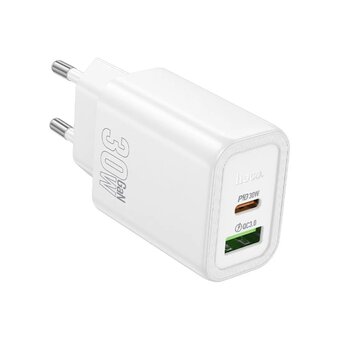  СЗУ HOCO N63 Gentle PD30W+QC3.0 белый 