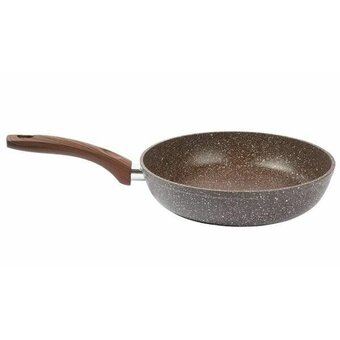  Сковорода Rashel R-10624 Титан&Гранит 24см коричневый 