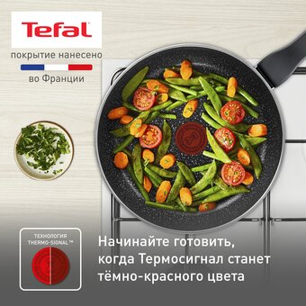  Сковорода Tefal Rock 04235126 26см алюминиевая 