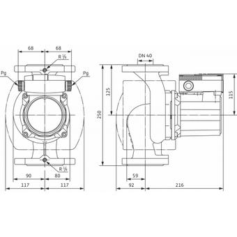  Циркуляционный насос Wilo TOP-S40/10 EM PN6/10 (2165524) 
