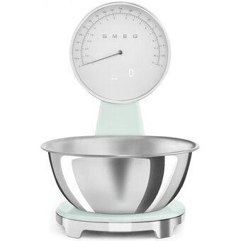  Кухонные весы SMEG KSF01PGWW пастельно-зеленый 