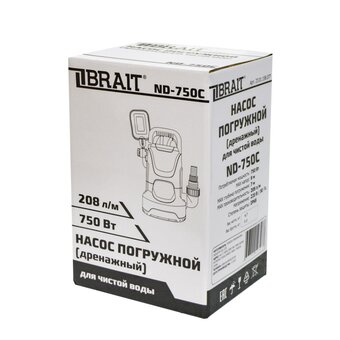  Насос дренажный Brait ND-750C 