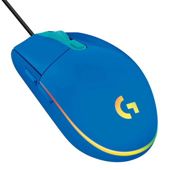  Мышь Logitech G102 LightSync синий (910-005801) 