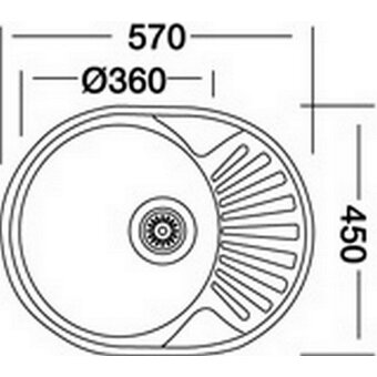  Кухонная мойка Kromevye EC 257 D 