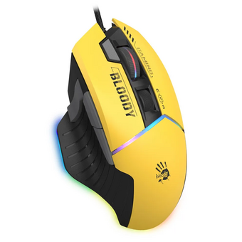  Мышь A4Tech Bloody W95 Max Sports Yellow 