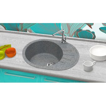  Кухонная мойка Berge BR-5801 графит 