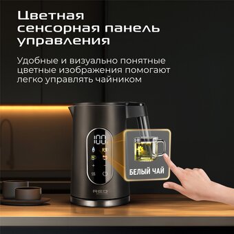 Электрочайник Red Solution AM108D черный 