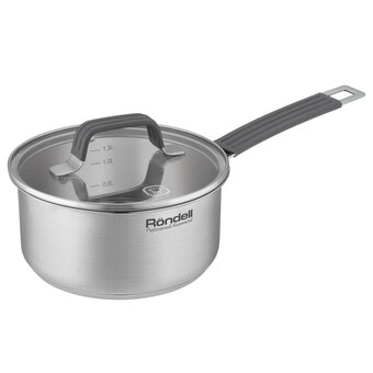  Ковш Rondell Normanne RDS-1812 1.3л с крышкой стальной 