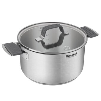  Кастрюля Rondell Normanne RDS-1813 3.1л с крышкой стальной 