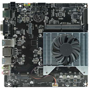  Материнская плата Afox AFMIN100-1L-V2 N100, ITX MB Mini-ITX (17 x17cm) with CPU 