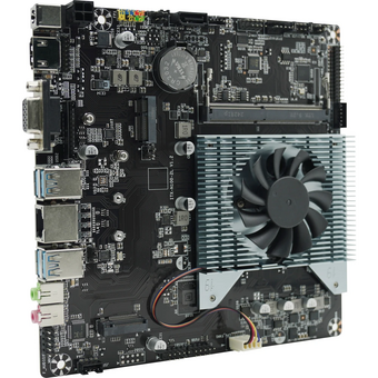  Материнская плата Afox AFMIN100-1L-V2 N100, ITX MB Mini-ITX (17 x17cm) with CPU 