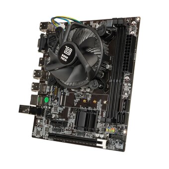  Материнская плата с процессором и кулером BaseTech H61M-K, Socket1155, Intel Core i3-3220 