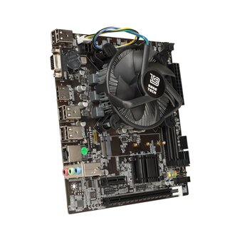  Материнская плата с процессором и кулером BaseTech H61M-K, Socket1155, Intel Core i3-3220 