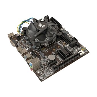  Материнская плата с процессором и кулером BaseTech H81M-K, Socket1150, Intel Core i5-4460 