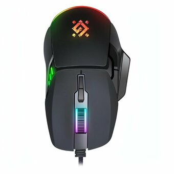  Мышь Defender Rock GM-552 RGB черный (52552) 