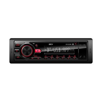  Автомагнитола ACV AVS-401UBR (1din/База 36мм/красная/Bluetooth/USB/TYPE-C/AUX/SD/FM/4*50) 