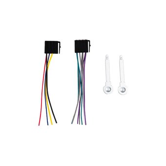  Автомагнитола ACV AVS-401UBR (1din/База 36мм/красная/Bluetooth/USB/TYPE-C/AUX/SD/FM/4*50) 