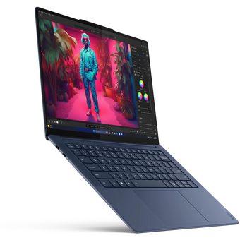  Ноутбук Lenovo Yoga Slim 7 14Q8X9 83ED0049RK 14.5" 2944x1840 OLED/Touch/Snapdragon X Elite X1E-78-100(Ghz)/32768Mb/1024PCISSDGb/noDVD/Int:Qualcomm Ad 