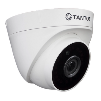  Камера видеонаблюдения IP Tantos TSi-Eeco25FP (00-00122952) 2.8-2.8мм цв. корп. белый/черный 