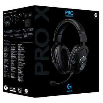  Наушники с микрофоном Logitech G Pro X Lightspeed черный (981-000908) 