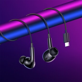  Наушники HOCO M101 Pro Crystal sound Type-C wire-controlled digital earphones with microphone черный 