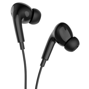  Наушники HOCO M101 Pro Crystal sound Type-C wire-controlled digital earphones with microphone черный 