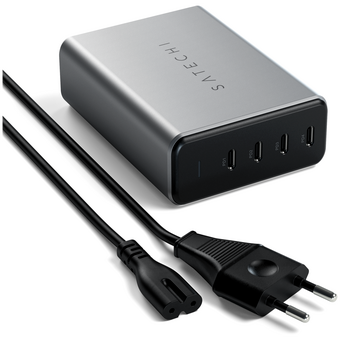  Зарядное устройство Satechi ST-UC165GM-EU 165W USB-C 4-Port PD GaN Charger Space Gray 