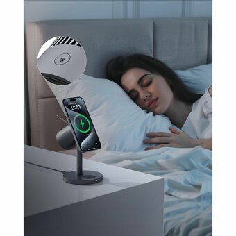  Беспроводное зарядное устройство Aukey LC-MC311A 3in1 Cooler Qi2 