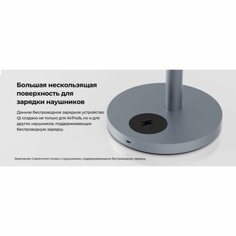  Беспроводное зарядное устройство Aukey LC-MC311A 3in1 Cooler Qi2 