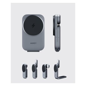 Беспроводное зарядное устройство Aukey LC-MC312 3in1 Travel Qi2 