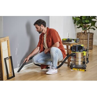  Строительный пылесос Ryobi One+ R18WDV (5133004724) 