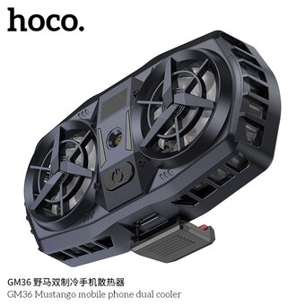  Кулер игровой HOCO GM36 Mustango mobile phone dual cooler черный 