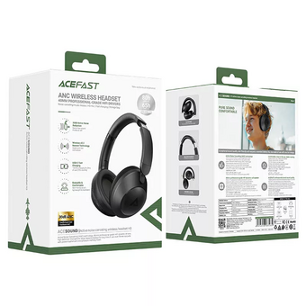  Наушники ACEFAST H3 Active Noise Canceling Wireless Headset Black 