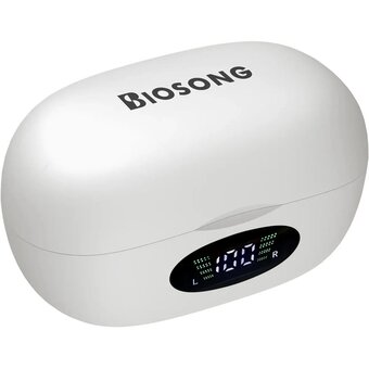  Гарнитура вкладыши A4Tech Biosong B5 TWS белый беспроводные bluetooth 