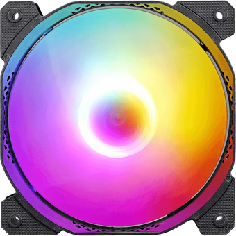  Вентилятор Formula Cosmic 14BK FR, RGB 140х140x25 черный 3-pin 4-pin (Molex) Ret 
