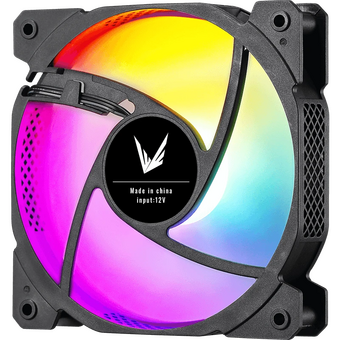  Вентилятор Formula Cosmic 14BK FR, RGB 140х140x25 черный 3-pin 4-pin (Molex) Ret 