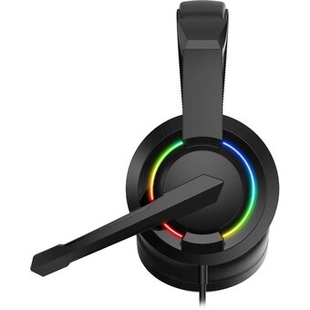  Наушники с микрофоном OKLICK HS-L315G черный 