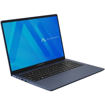 Ноутбук Maibenben M647 (M6471SF0LURE3) 16" FHD IPS, AMD R7-4800H, 16Gb, 512Gb SSD, Linux, синий (мышка + коврик) 