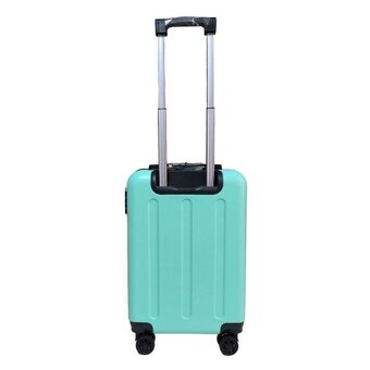  Дорожный чемодан LATS 704 Кот в круге, бирюзовый 