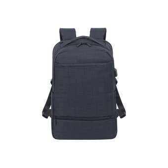  Рюкзак Riva 8365 черный 17.3" 
