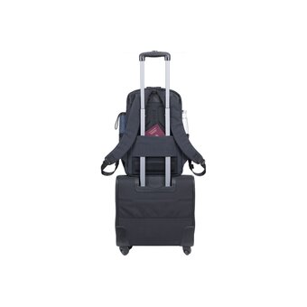  Рюкзак Riva 8365 черный 17.3" 