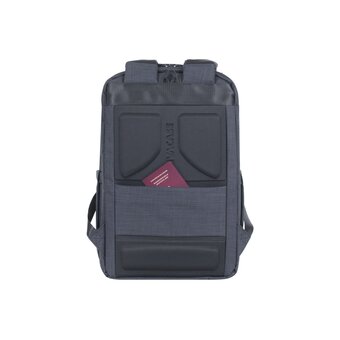  Рюкзак Riva 8365 черный 17.3" 