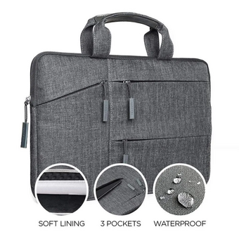  Сумка Satechi ST-LTB13 Water-Resistant Laptop Carrying Case Нейлон, Серый 