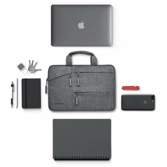  Сумка Satechi ST-LTB15 Water-Resistant Laptop Carrying Case Нейлон, Серый 