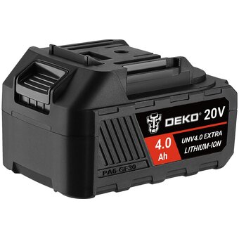 АКБ DEKO UNV4.0 Extra (063-4496) 20В, 4.0Ач, Li-Ion   АКБ DEKO UNV4.0 Extra (063-4496) 20В, 4.0Ач, Li-Ion